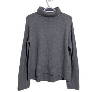 Nordstrom Grey Heather Turtle Neck Sweater Size M